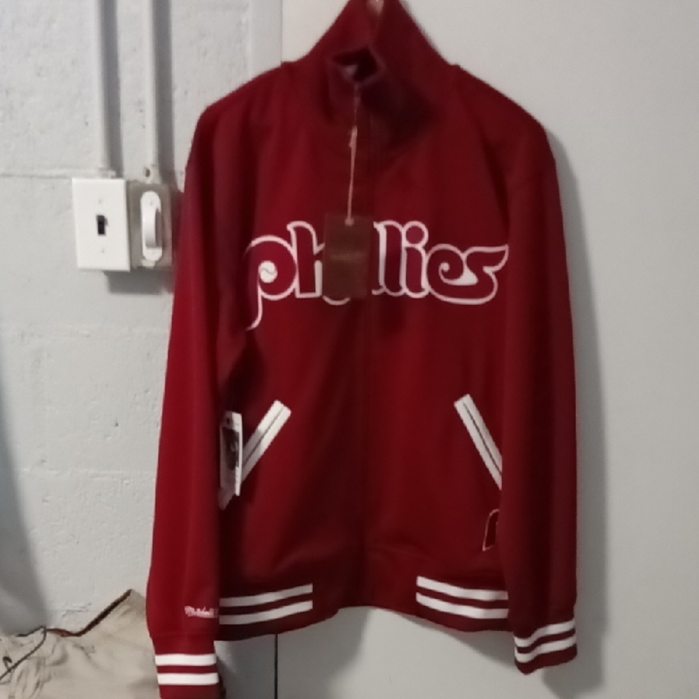 Phillies Red Zip-Up Jacket